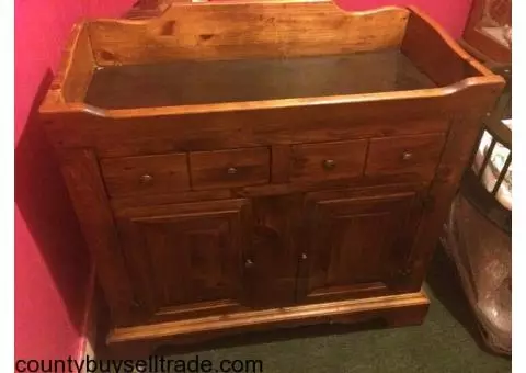 Solid Oak cabinet